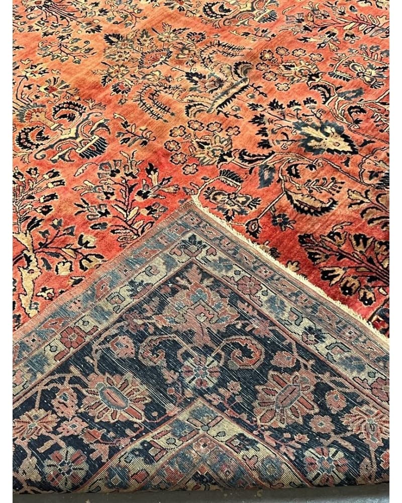 Ant. Sarouk Wool view 4